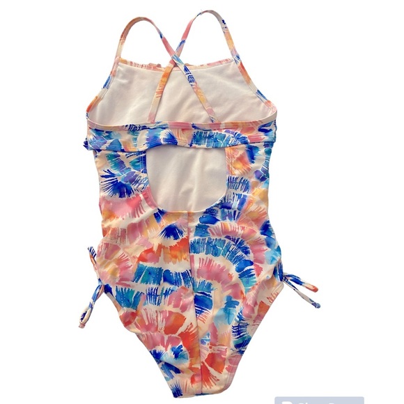 Girls Arizona Tie-Dye Swimsuit Size Small 7/8 - Picture 2 of 4
